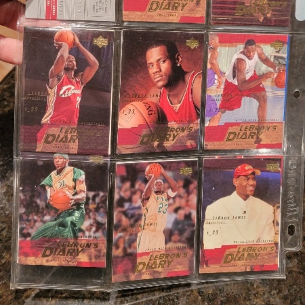 Lebron James and other Athlete Sports Cards